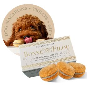 Dog Macarons - Count of 3 (Dog Treats | Dog Gifts)