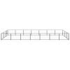 Dog Kennel Black 266.0 ftÂ¬â‰¤ Steel