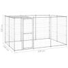 Outdoor Dog Kennel Galvanized Steel with Roof 78.1 ftÂ¬â‰¤