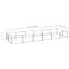 Dog Kennel Silver 129.2 ftÂ¬â‰¤ Steel