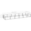 Dog Kennel Black 129.2 ftÂ¬â‰¤ Steel