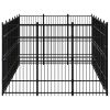 Outdoor Dog Kennel Steel 178.6 ftÂ¬â‰¤