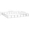 Dog Kennel Black 527.4 ftÂ¬â‰¤ Steel