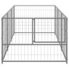 Dog Kennel Silver 32.3 ftÂ¬â‰¤ Steel