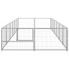 Dog Kennel Silver 129.2 ftÂ¬â‰¤ Steel