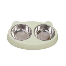 Pet Feeder Bowls for Puppy Medium Dogs Cats (Type: Pet Supplies, Color: Green)