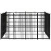 Outdoor Dog Kennel Steel 158.8 ftÂ¬â‰¤